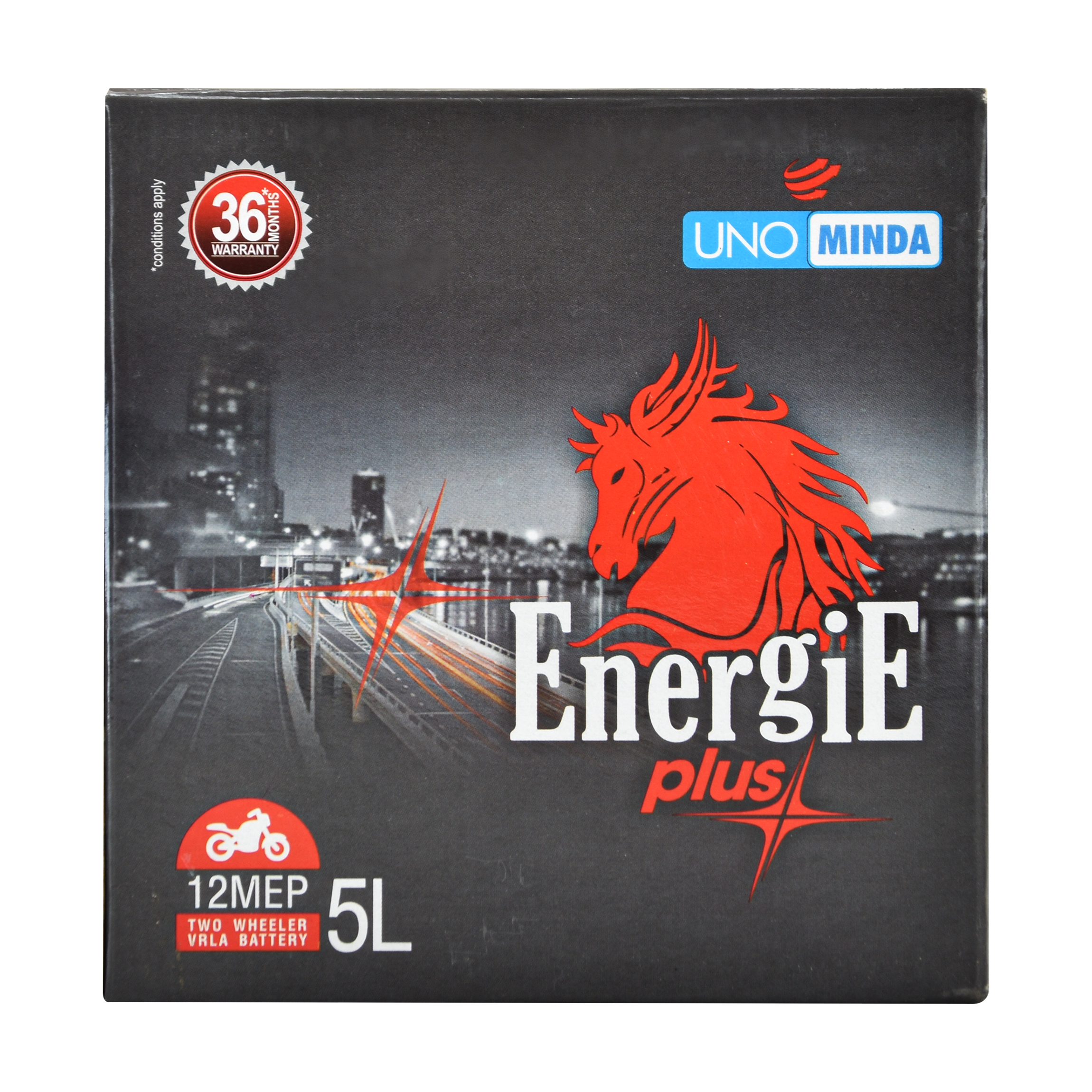 Uno Minda 12MEP-5L Energie Plus battery for 2 Wheeler