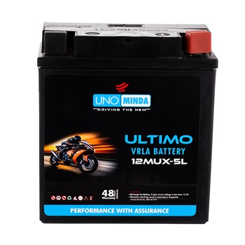 Uno Minda 12MUX-5L Ultimo battery for 2 Wheeler