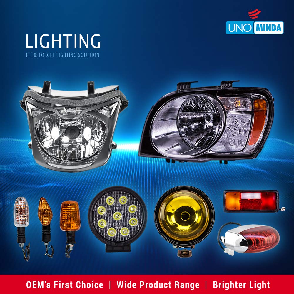 Uno Minda 5164LM-665 sealed beam 7 INCH LED-24V for commercial vehicles