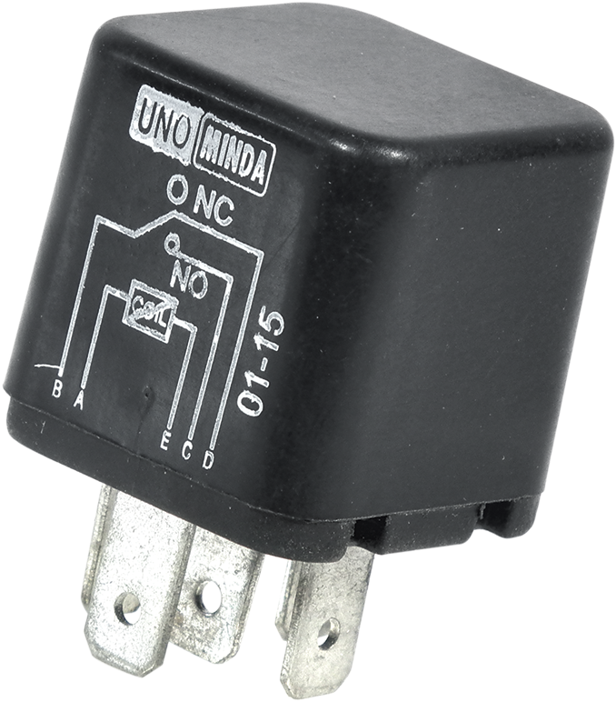 Uno Minda 850025 Horn Relay - 12V/ 20A - 5 Pin - UNIVERSAL for for all Cars