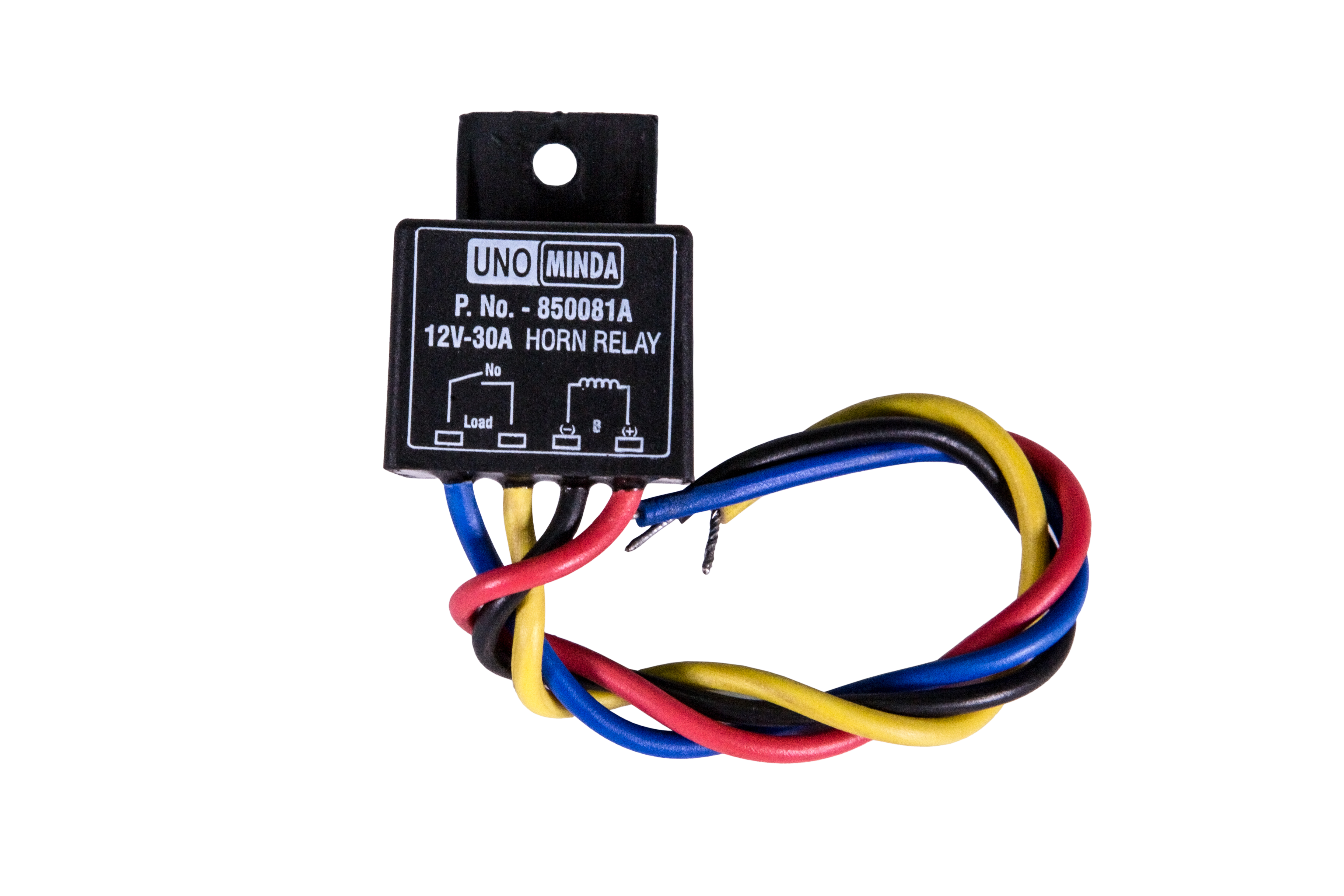 Uno Minda 850081A HORN RELAY - (PMP TYPE) - WITH 4 WIRES - 12V/30A - WATERPROOF For-UNIVERSAL 