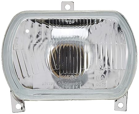 Uno Minda HL-5528BM SQUARE Head Light-RH/LH for INTERNATIONAL TRACTOR LTD SONALIKA
