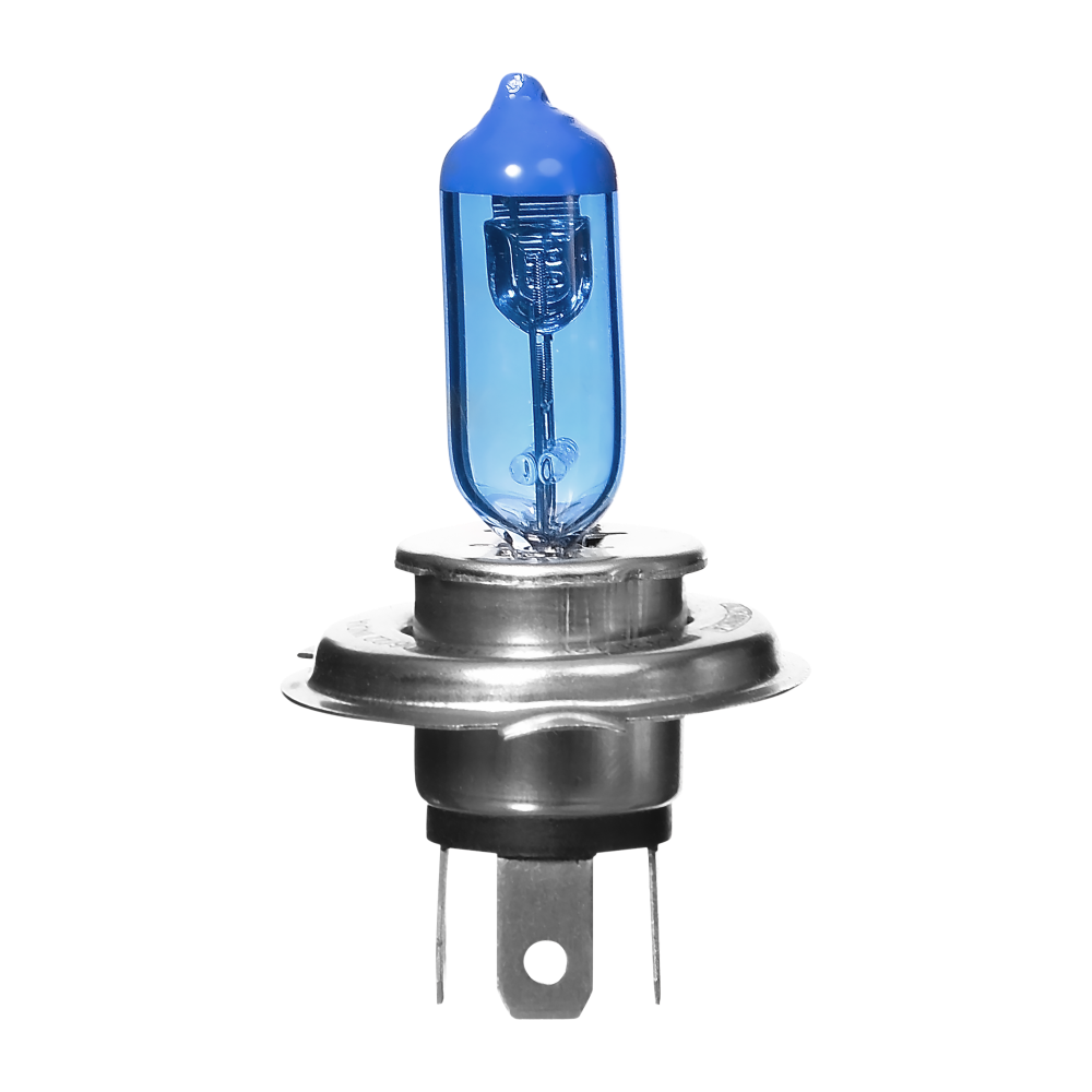 Uno Minda HS1-3008 HS1-12V 35/35W Cool Blue Head Light Halogen BulbBlue Color White Light Quartz Glass