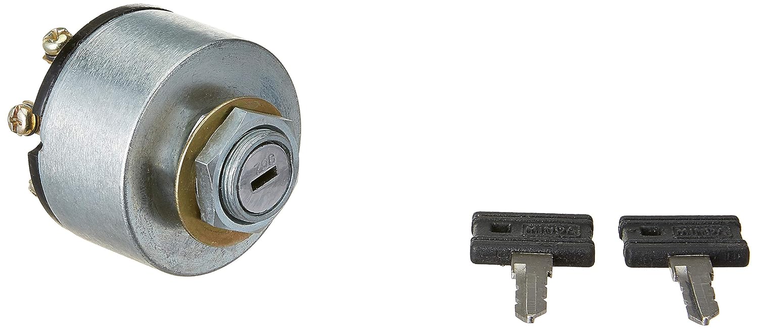 Uno Minda IGN-7604 IGNITION STARTER SWITCH - W/O WIRE (2 KEYS) For-ROYAL ENFIELD-BULLET O/M 