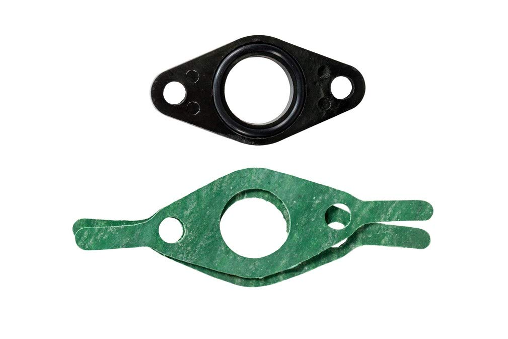 Uno Minda MI-0044C INSULATOR CARBURETTOR - THIN (BLACK) - WITH O RING For-HONDA-ACTIVA 100cc - O/M 