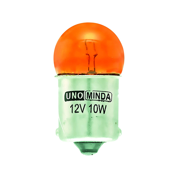 Uno Minda MIN-2005 G1210(AC) 12V 10W Amber Color Indicator Bulb