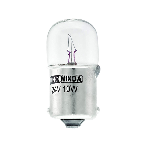 Uno Minda Min-2024 24V 10W Tub Parking Light BulbFor Commercial Vehicles