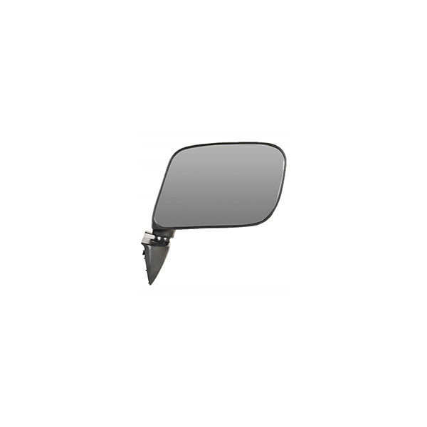 Uno Minda RV-13003R Shatterproof Glass Rear View Mirror (Black)- Right Hand Side for Maruti WagonR Type 2 and Type 3