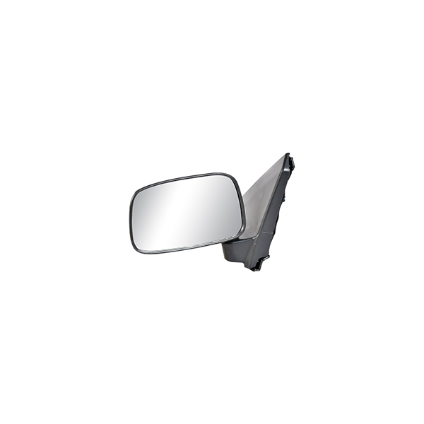 Uno Minda RV-13005L Shatterproof Glass Rear View Mirror (Black)- Left Hand Side for Maruti Alto LX