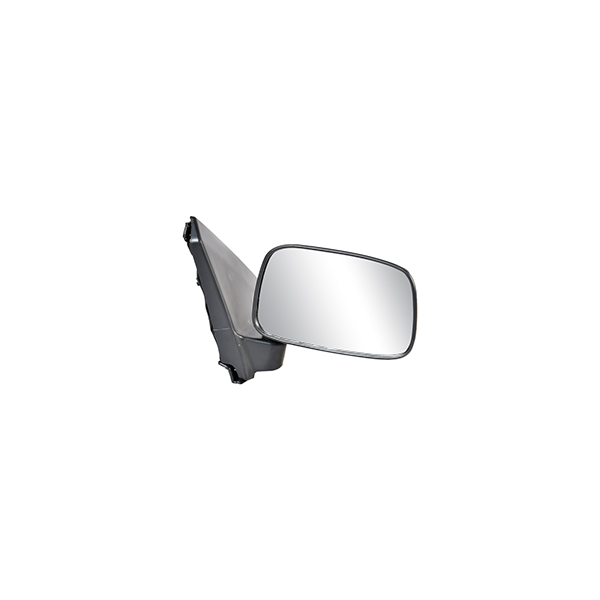 Uno Minda RV-13005R Shatterproof Glass Rear View Mirror (Black)- Right Hand Side for Maruti Alto LX