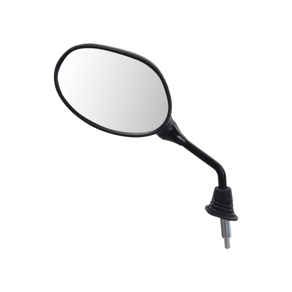 Uno Minda RV-4002BL Shatterproof Glass Rear View Mirror(With Rubber Cap)-Left Hand For Honda Activa New Model  