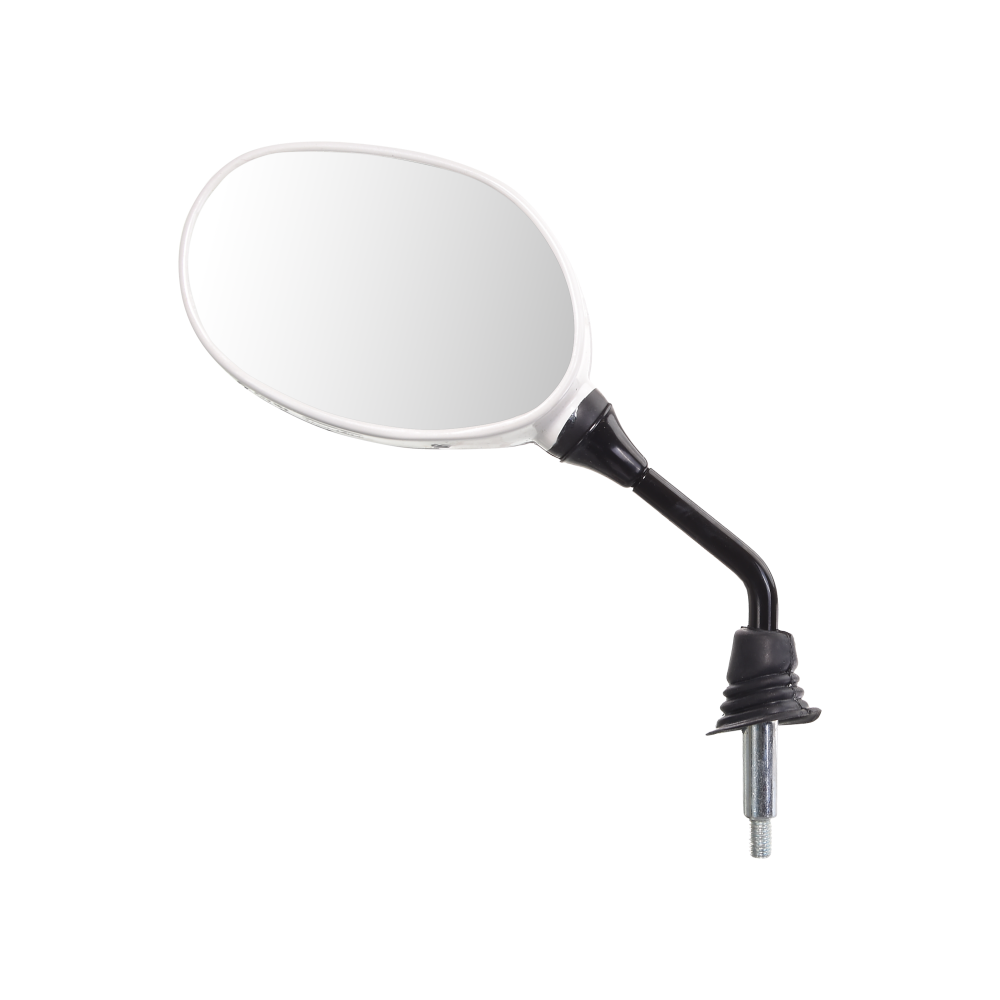 Uno Minda RV-4002L-WHT Shatterproof Glass Rear View Mirror-Left Hand For Honda Activa New Model  