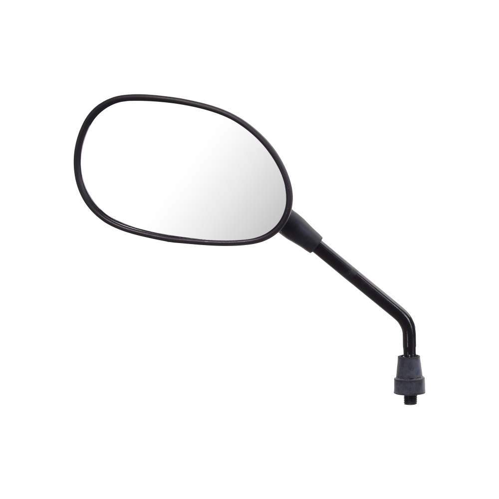 Uno Minda RV-5004L Shatterproof Glass Rear View Mirror(W/O Adaptor)-Left Hand For Hero Splendor (New Model), Passion  