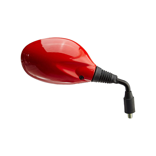 Uno Minda RV-5010L-RED Shatterproof Glass Rear View Mirror(Sports