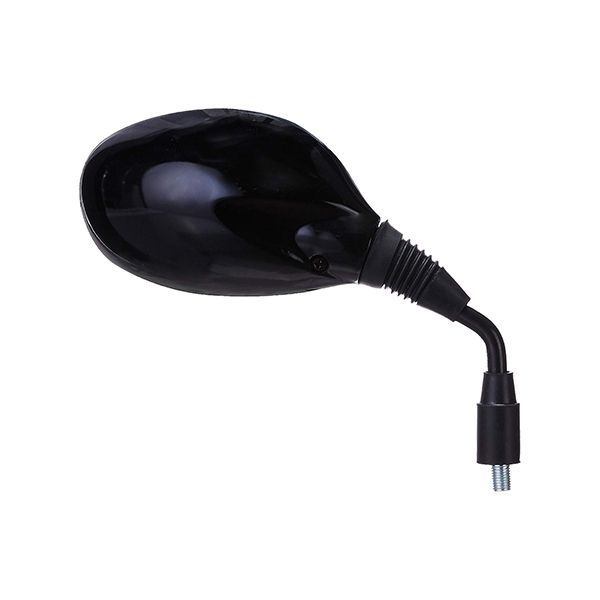 Uno Minda RV-5010R Shatterproof Glass Rear View Mirror(Black