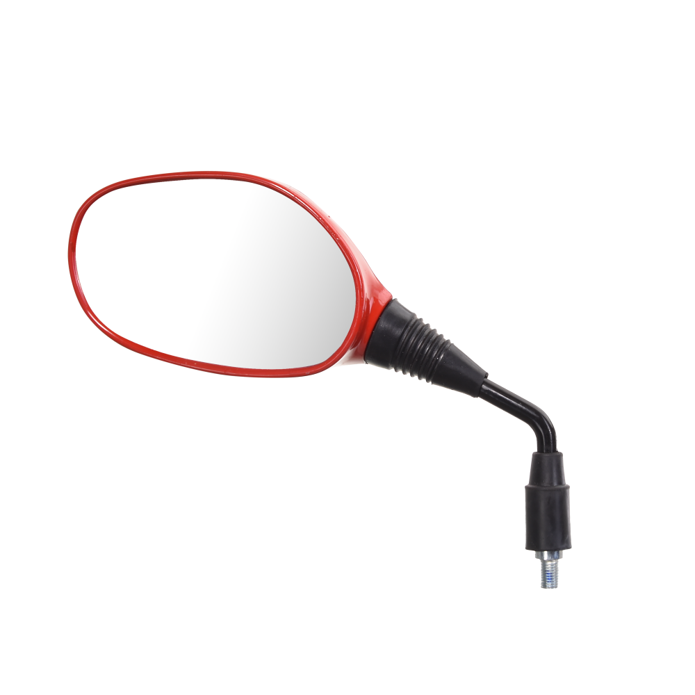 Uno Minda RV-5011L-RED Shatterproof Glass Rear View Mirror(Sports.Red)-Left Hand For Hero Glamour  