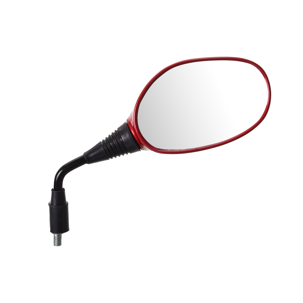 Uno Minda RV-5011R-CRED Shatterproof Glass Rear View Mirror(Cb.Red)-Right Hand For Hero Glamour  