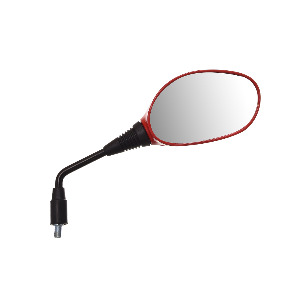 Uno Minda RV-5012R-RED Shatterproof Glass Rear View Mirror(Sports.Red)-Right Hand For Hero CBG XTREME  