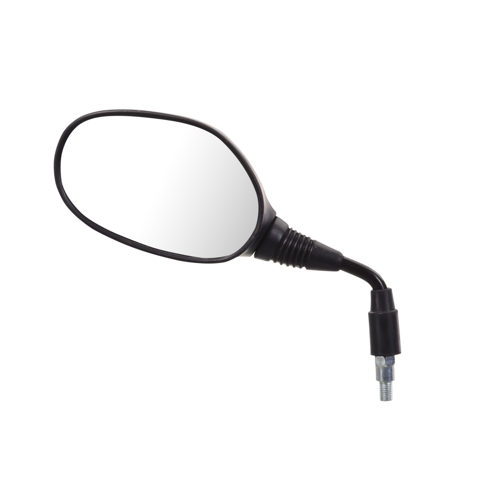 Uno Minda RV-5015L Shatterproof Glass Rear View Mirror(W/O Black Paint)-Left Hand For Hero Glamour, Hunk  