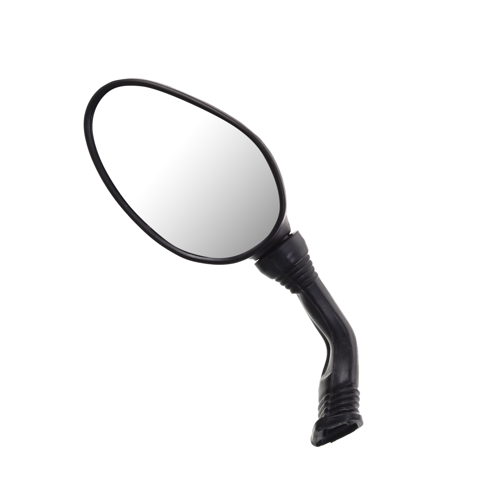 Uno Minda RV-5016L-BLK Shatterproof Glass Rear View Mirror(Black)-Left Hand For Hero Maestro  