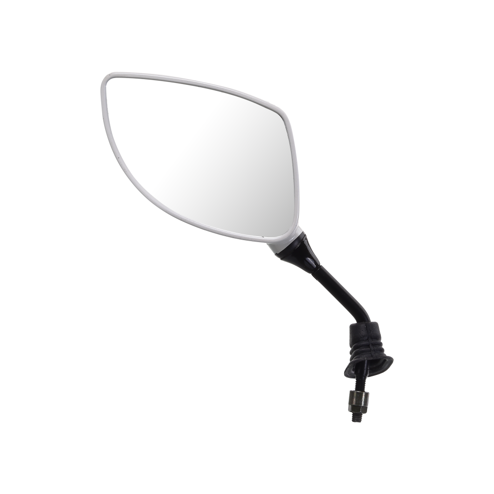 Uno Minda RV-5020L-WHT REAR VIEW MIRROR - LH for HERO PLESR N/M