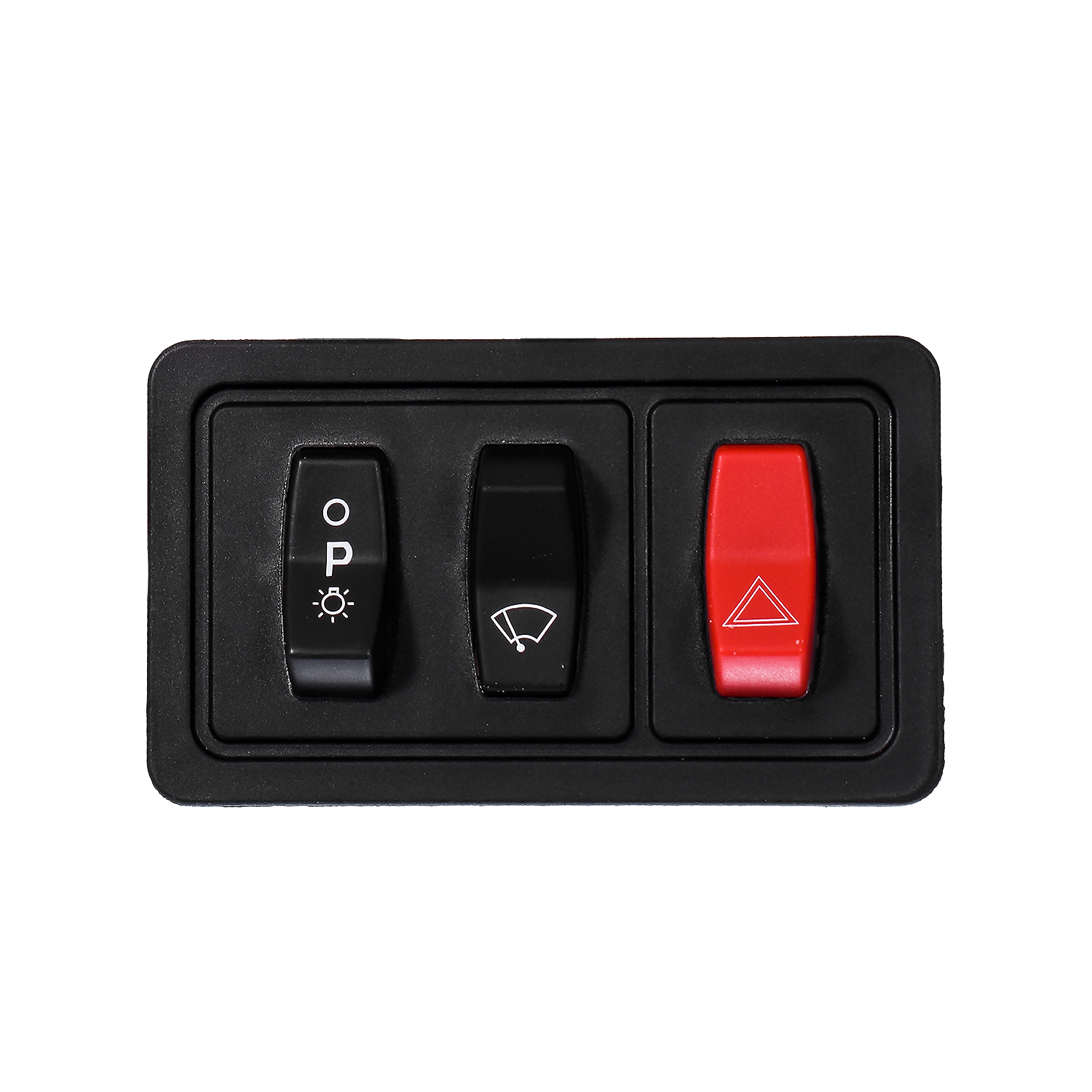 Uno Minda SW-0256B-M01 PIANO KEY SWITCH THREE GANG For--3W- MAHINDRA ALFA - PASSANGER & LOAD CARRIER 