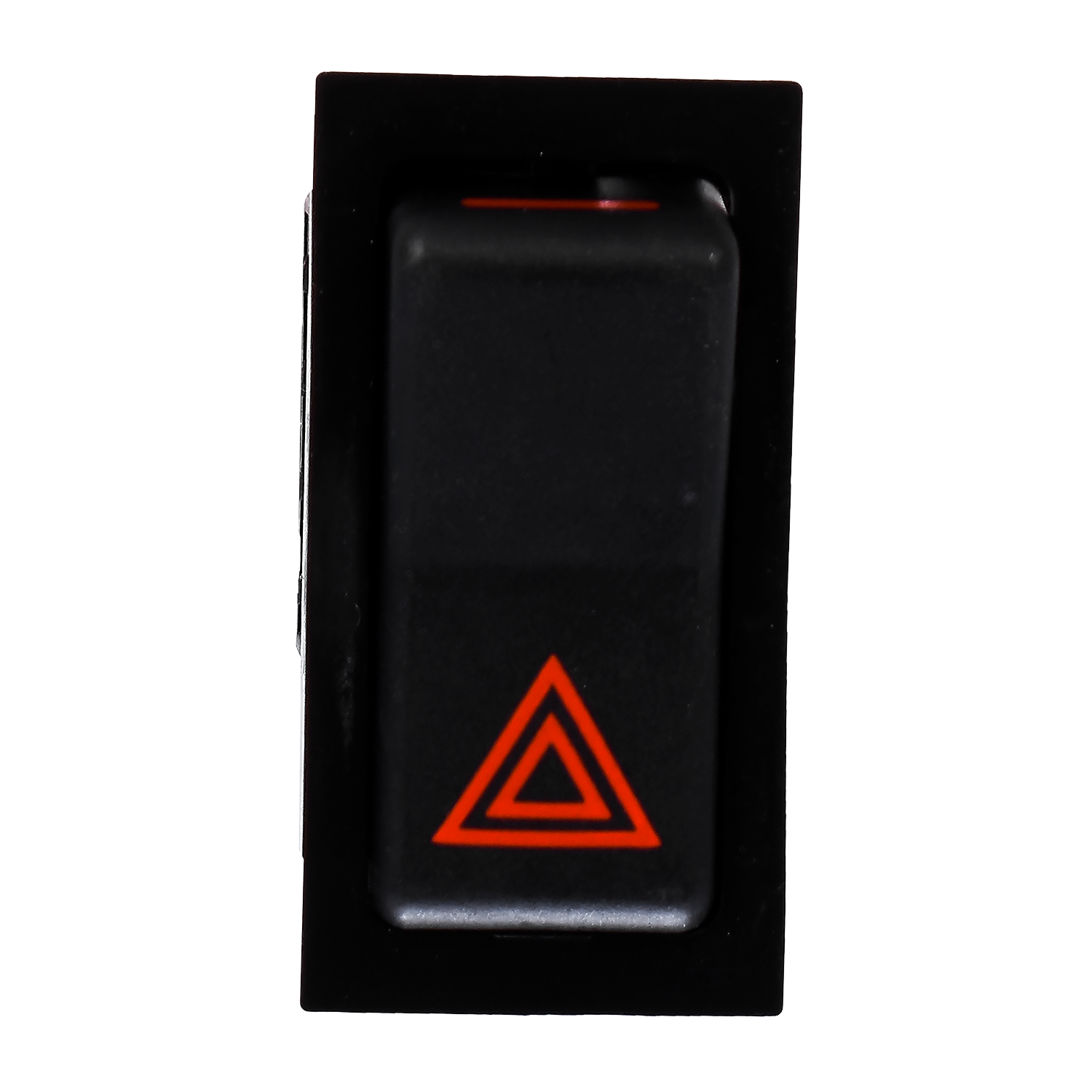 Uno Minda SW-0357H HAZARD WARNING SWITCH - PIANO TYPE (W/O WIRE) - 2 POSITION For- 3W - BAJAJ RE/ RE 205/ TVS KING 