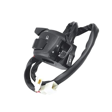 Uno Minda SW-0639B-M01 HANDLE BAR SWITCH- LEFT SIDE - WITH WIRE (2 COUPLER) - SELF START For-YAMAHA-FZ-16 / FAZER-N/M / FZ-S 