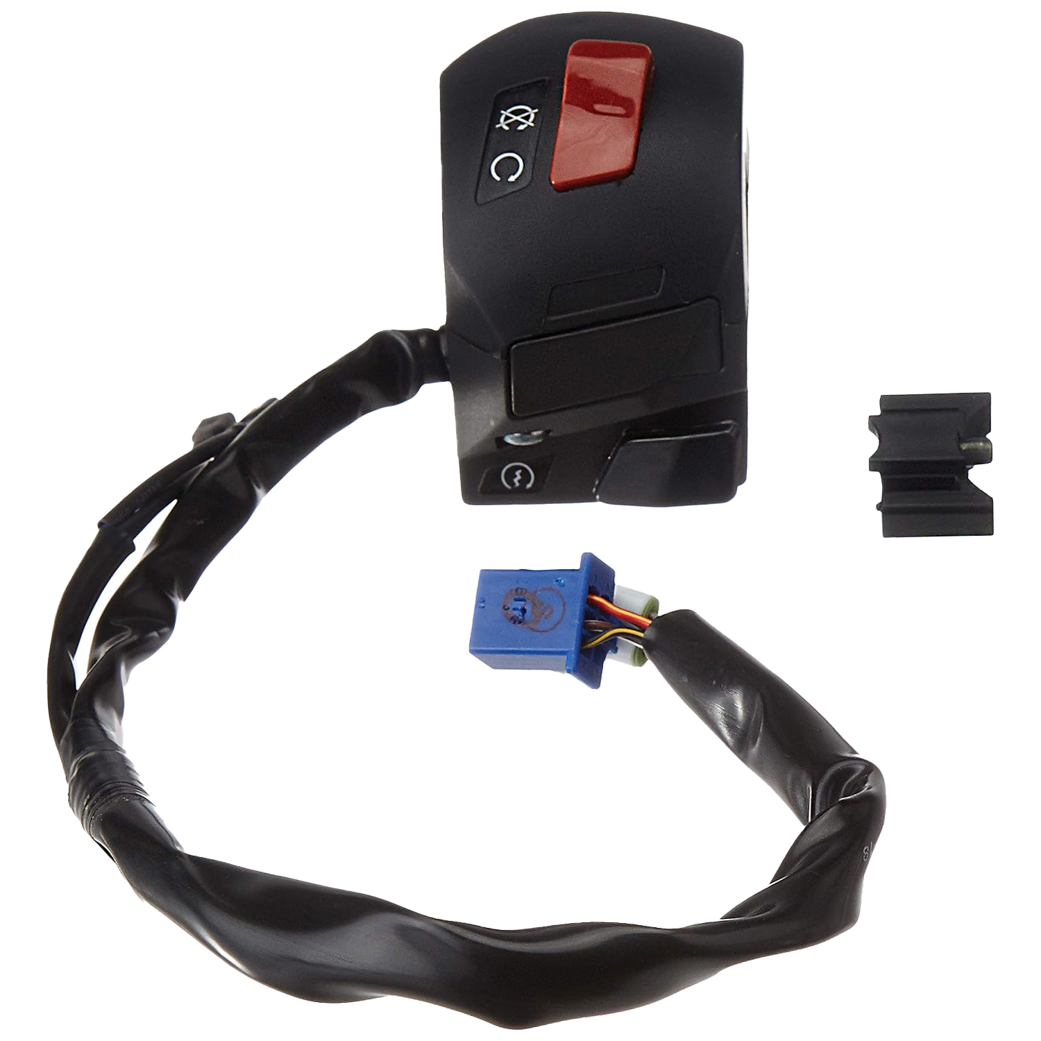 Uno Minda SW-0648F-M01 HANDLE BAR SWITCH- RIGHT SIDE  (SELF START)  - AHO - 5 PIN WHITE COUPLER, 2 PIN WHITE COUPLER For-BAJAJ-PULSAR 135/ 150/ 180 DTSi 