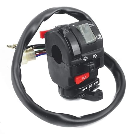 Uno Minda SW-0657E HANDLE BAR SWITCH- LEFT SIDE - KICK START For-YAMAHA-ENTICER DLX (Disc) / FAZER / RXG 