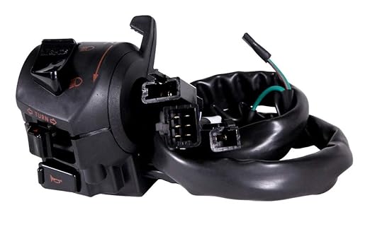 Uno Minda SW-0659F HANDLE BAR SWITCH- LEFT SIDE (SELF START) - WITH 3 COUPLER For-HERO-ACHV/ ACH 150 2016 