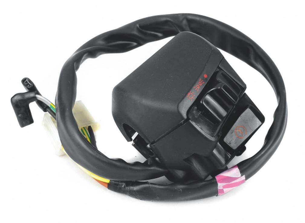 Uno Minda SW-0660AM HANDLE BAR SWITCH- RIGHT SIDE (SELF START)- 4 & 2 PIN FEMALE COUPLER, 2 L TERMINALS For-HERO-CBZ XTREME DIGITAL METER/ CBZ XTREME SPORTS DOUBLE DISC 