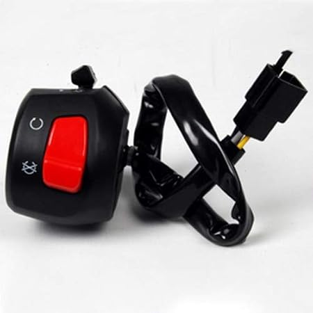 Uno Minda SW-0666AD HANDLE BAR SWITCH- RIGHT SIDE (KICK START) - WITH WIRE COUPLER For-SUZUKI-ZEUS 