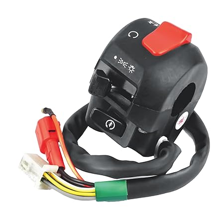 Uno Minda SW-0666AE HANDLE BAR SWITCH- RIGHT SIDE (SELF START) For-TVS-APACHE RTR 160 (Single & Double Disc)/ RTR 180 (Double Disc) 