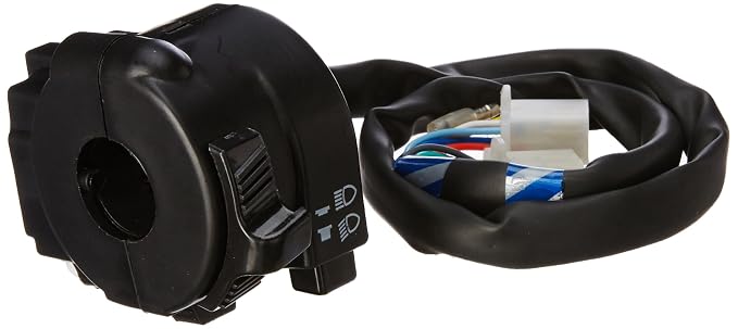 Uno Minda SW-0685J HANDLE BAR SWITCH- LEFT SIDE - KICK START (WITH 2 COUPLER, 1 BLACK WIRE) For-HERO-CD DELUXE/ HF DELUXE/ HF DELUXE i3S 2016 