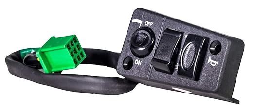 Uno Minda SW-0742A HANDLE BAR SWITCH- RIGHT SIDE - LIGHT & HORN - WITH WIRE (1 COUPLER - NEW MODEL) For- 3W - BAJAJ RE, FE, CNG, LPG (COMPACTIVA) 
