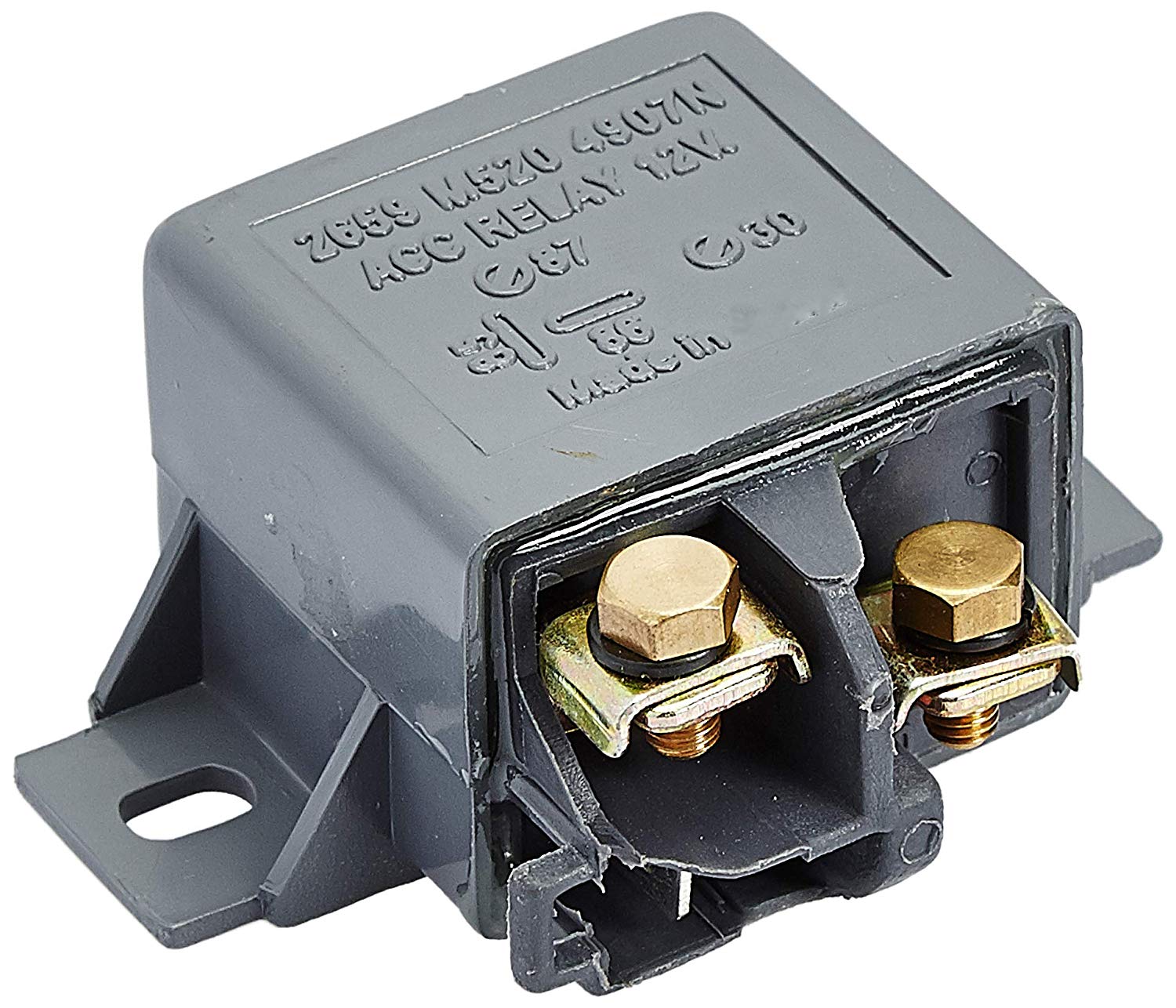 Uno Minda TD-2005 ACC RELAY - W/O WIRE - 12V For-TATA-1210SE/1312/1612/2515/HCV Set of 1