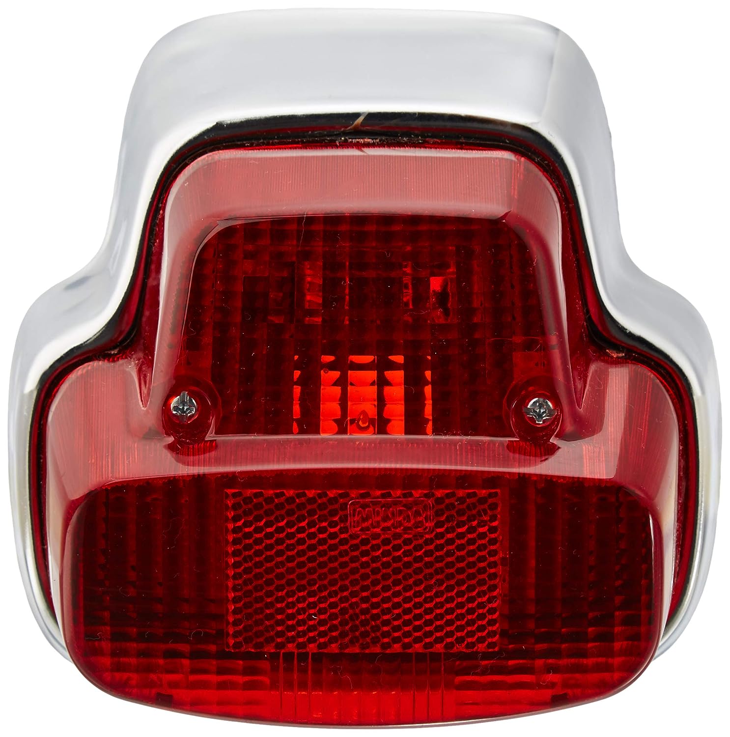 Uno Minda TL-6104 Tail Light - CHROME BASE for BAJAJ SUPER/PRIYA