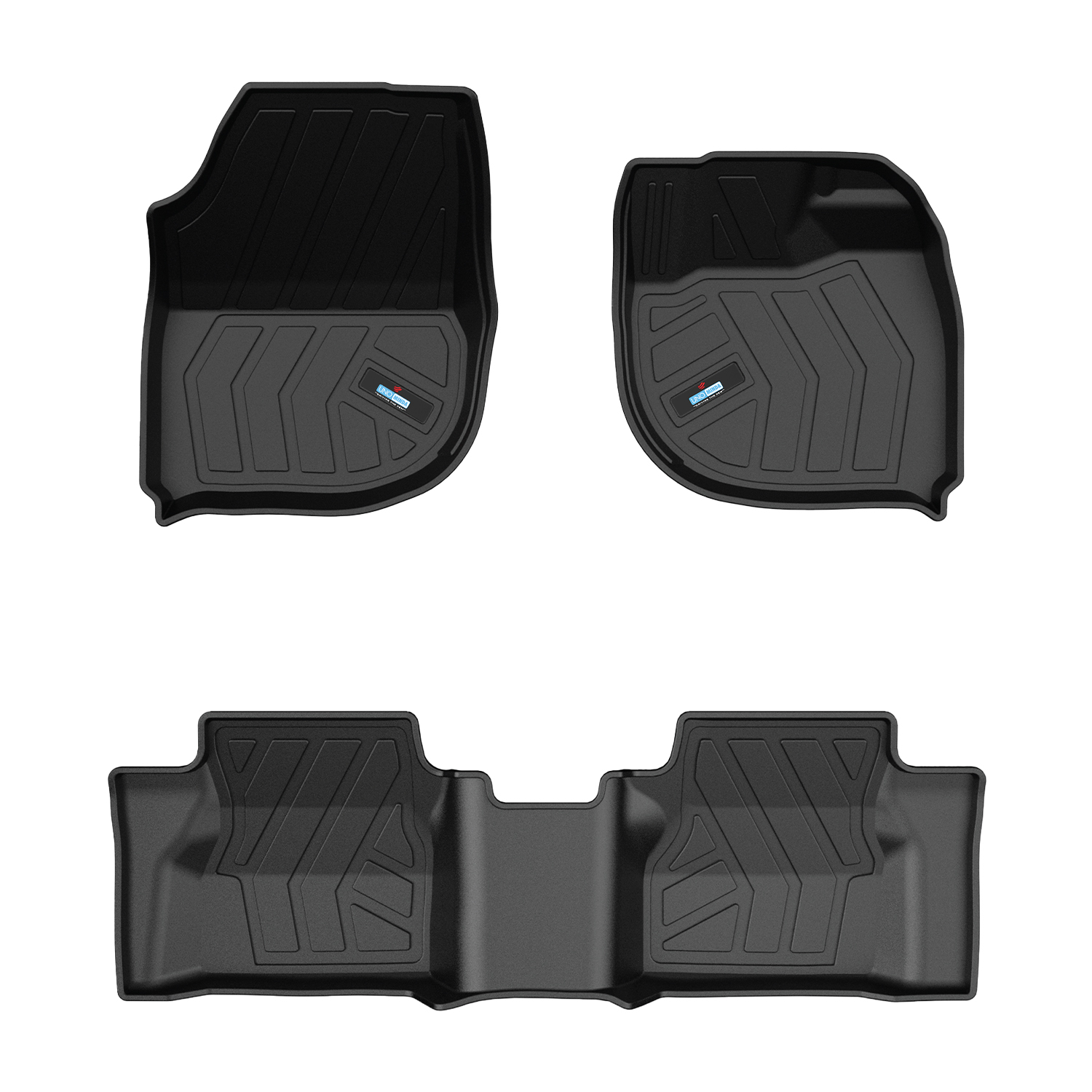 Uno Minda Lifetime 5D Car Mats 3 Piece (2 Row Without Boot) For Honda City 5th Gen 2022  | Anti Slip | All Weather Mats | 100% Waterproof & Washable | Custom Fit UNO-MATS-CITY