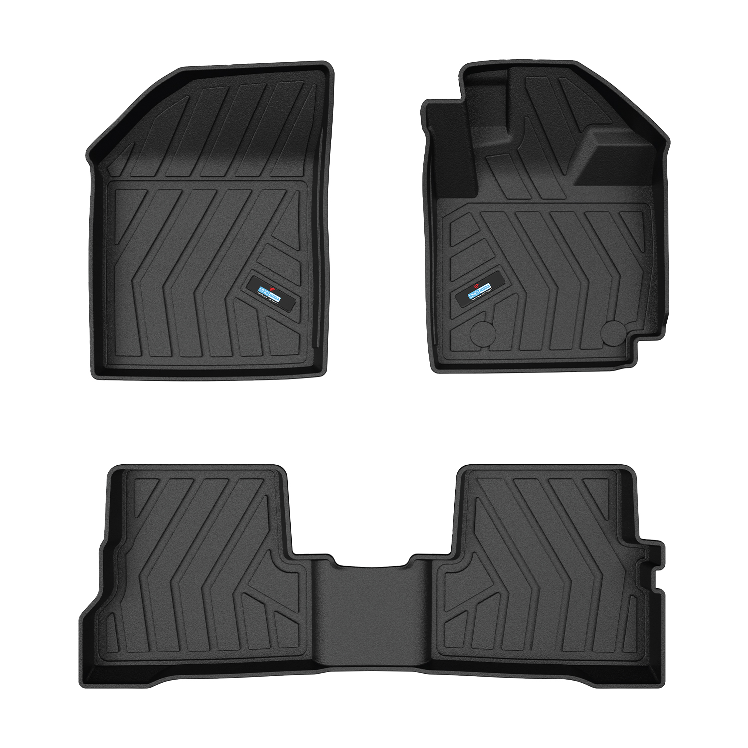 Uno Minda Lifetime 5D Car Mats 3 Piece (2 Row Without Boot) For Tata Punch 1st Gen Oct 2021 -Onwards  | Anti Slip | All Weather Mats | 100% Waterproof & Washable | Custom Fit UNO-MATS-PUNCH21