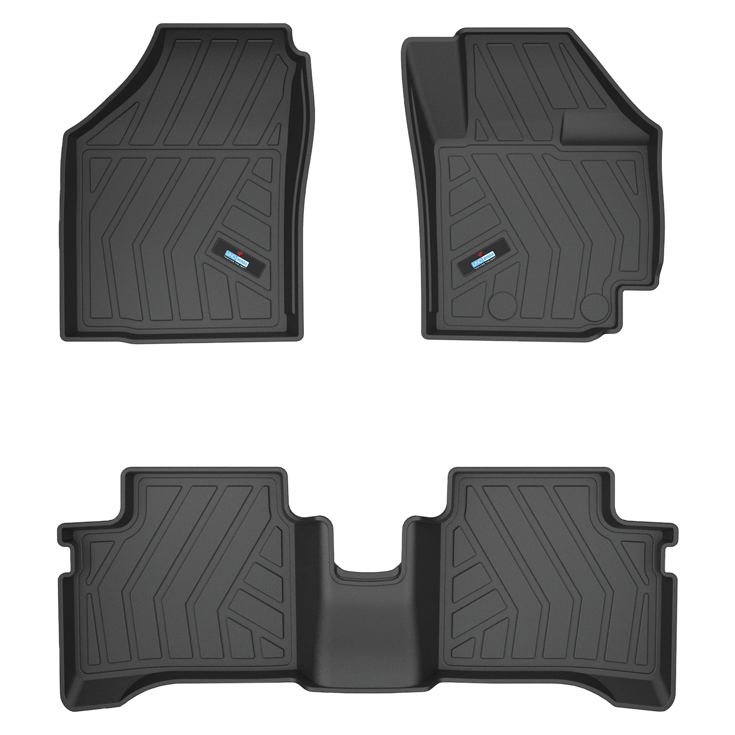 Uno Minda Lifetime 5D Car Mats 3 Piece (2 Row Without Boot) For Maruti Suzuki Swift Dzire 4Th Gen 2024 - Onwards  | Anti Slip | All Weather Mats | 100% Waterproof & Washable | Custom Fit