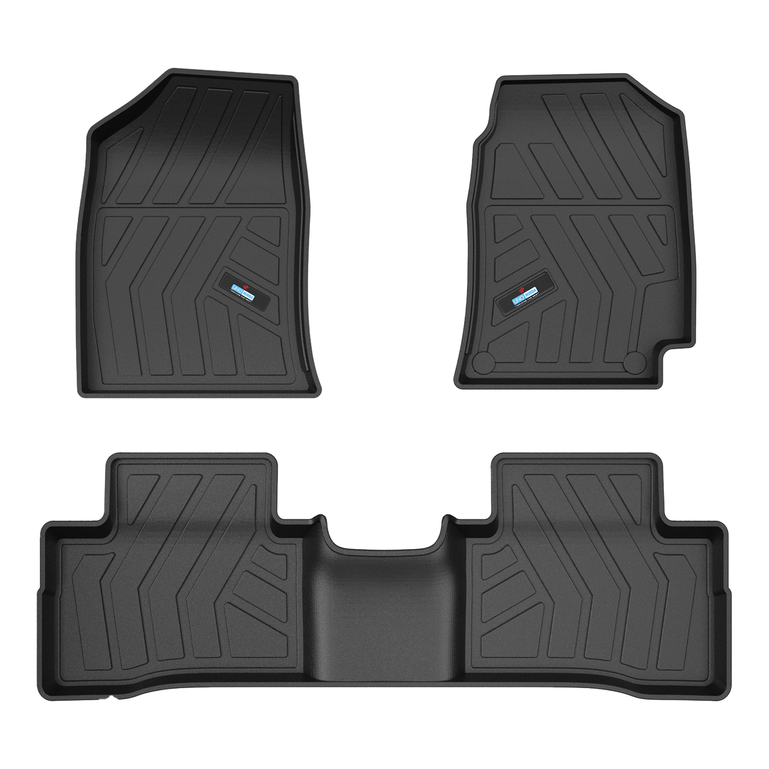 Uno Minda Lifetime 5D Car Mats 3 Piece (2 Row Without Boot) For Mahindra Xuv300 2nd Gen 2024- Onwards  | Anti Slip | All Weather Mats | 100% Waterproof & Washable | Custom Fit