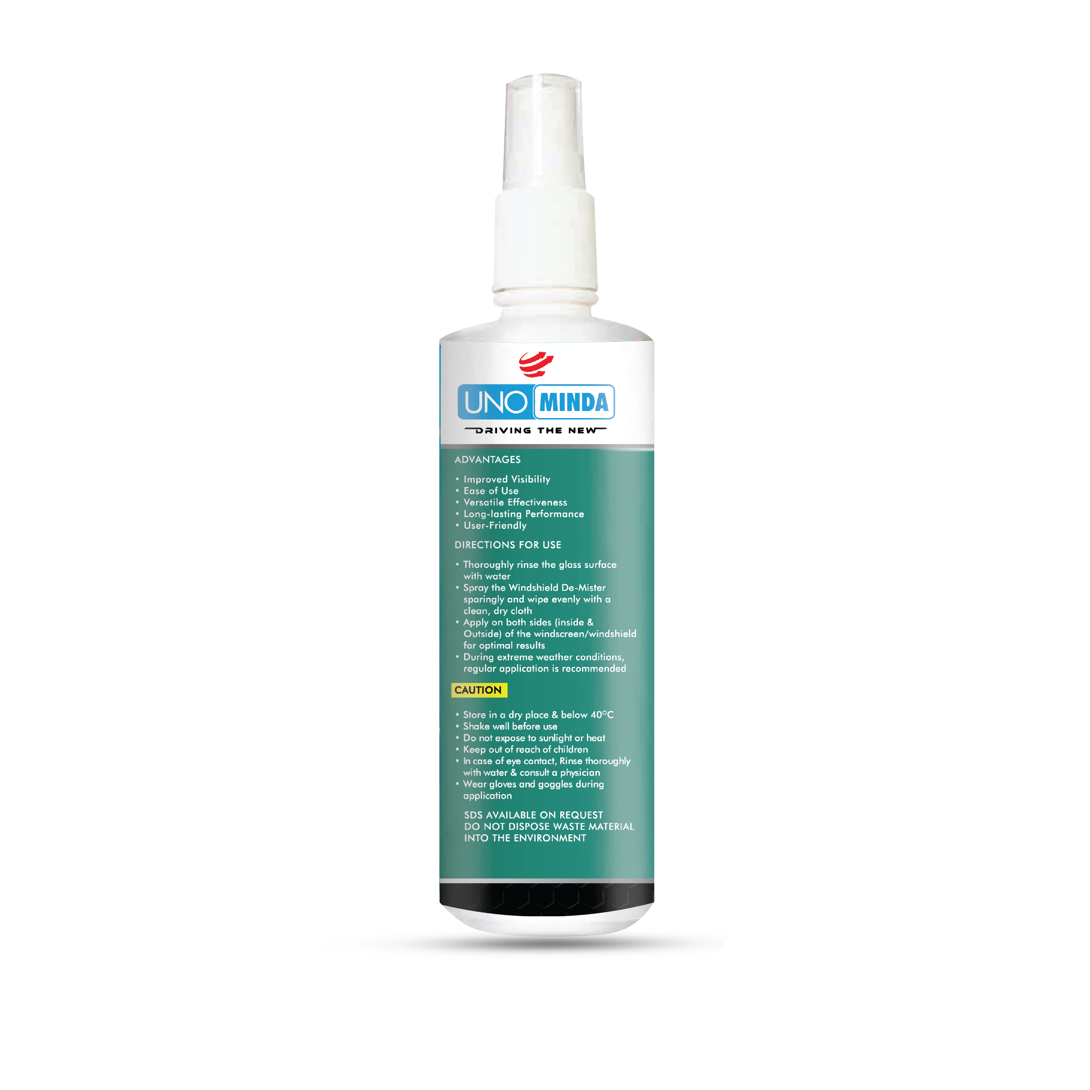 Uno Minda UNOCCWDM01 Windshield De-Mister (anti-fog) 250 ML Universal for all Cars