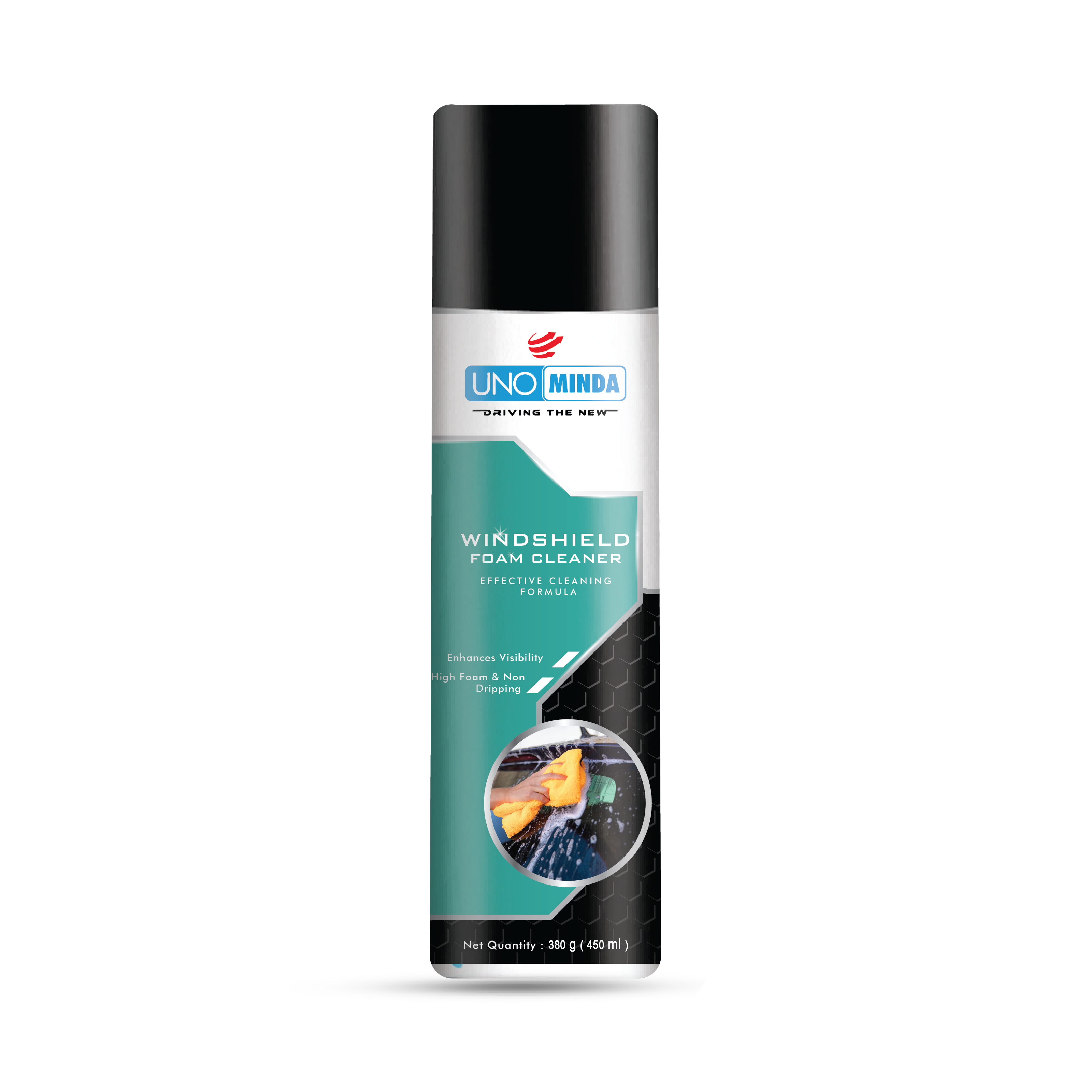 Uno Minda UNOCCWFC01 Windshield Foam Cleaner 450 ML Universal for all Cars