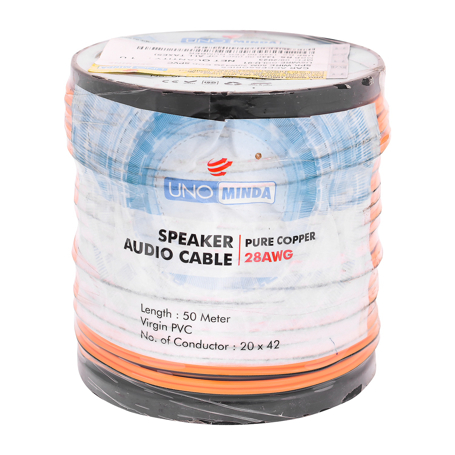Uno Minda USWIRE-GOLD-01 Car Speaker Pure Copper wire - 50 Meter Universal for all Cars