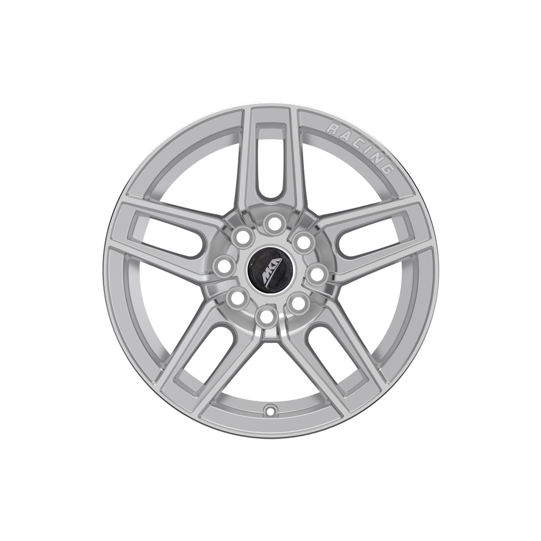 Uno Minda W1D113-000M00 Smart Alloy Wheel 14 Inch, Diamond Cut, Hyper Silver Machined, 8 Holes