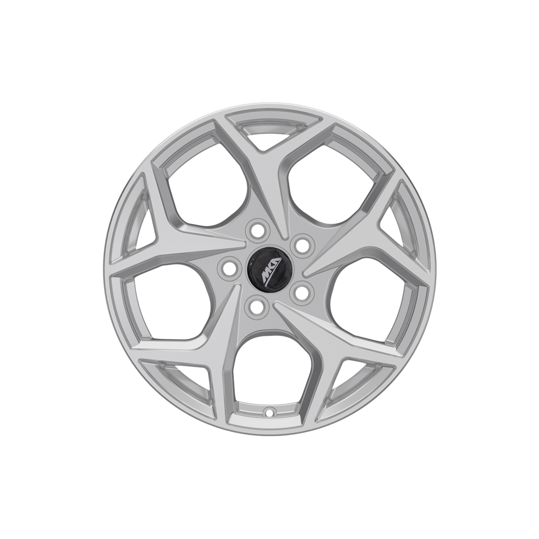 Uno Minda W1D203-000M00 Sparc Alloy Wheel 15 Inch, Diamond Cut, Hyper Silver Machined, 5 Holes